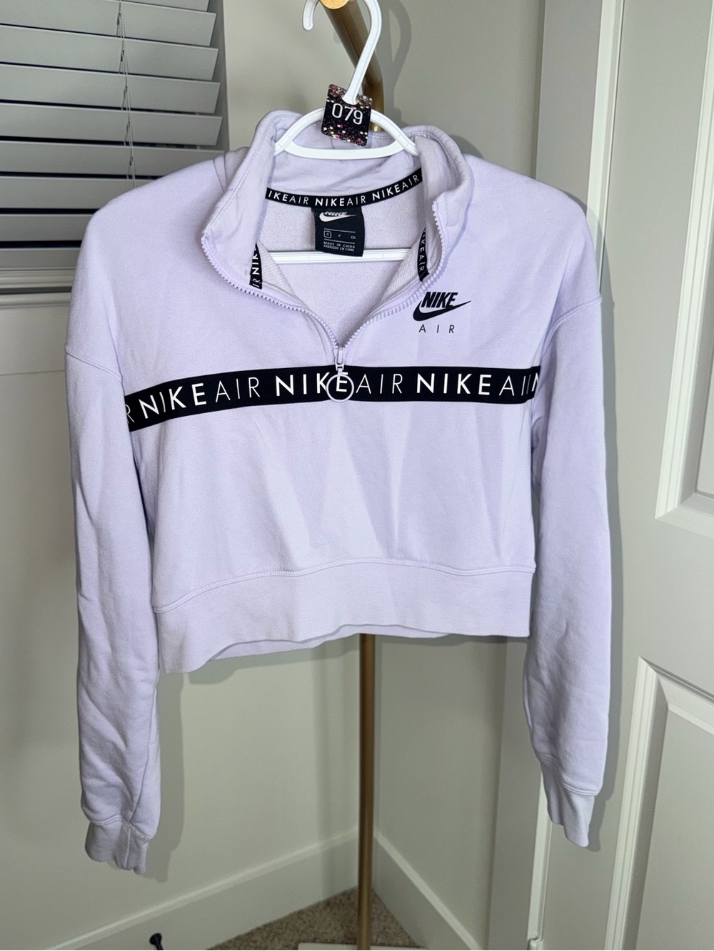 79. Nike Sportswear Air Women's 1/2-Zip Top in Lavender